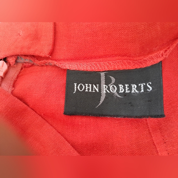 Rare Vintage John Roberts  Co-Ord Set retro collector size 12 Petite Linen Blend - Picture 14 of 15